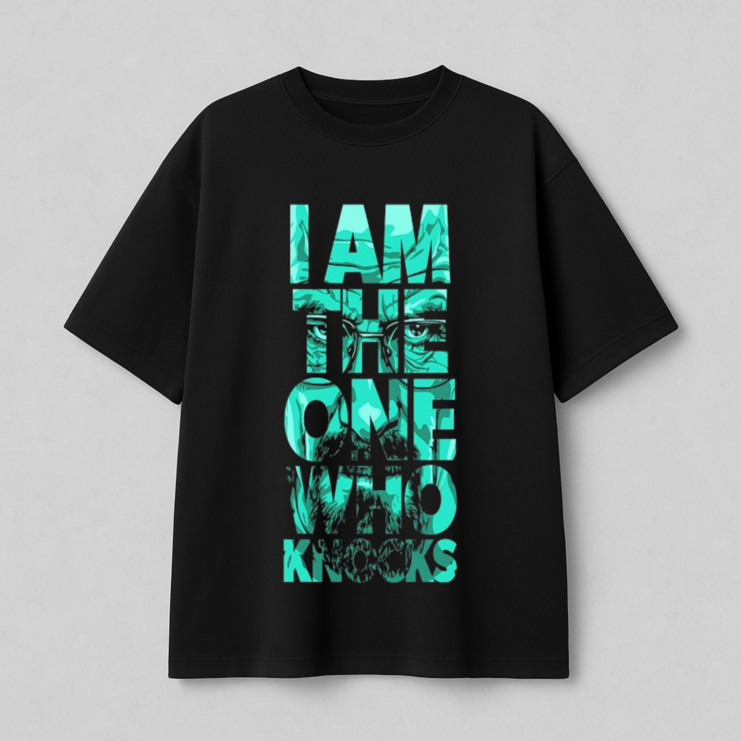 The One Who Knocks Graphic Oversized Classic T-Shirt