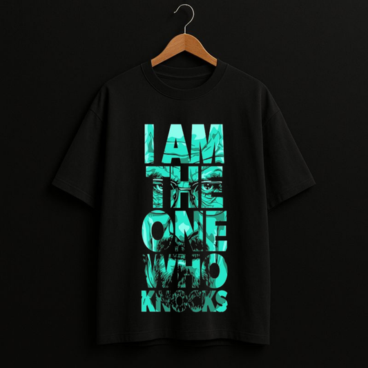 The One Who Knocks Graphic Oversized Classic T-Shirt