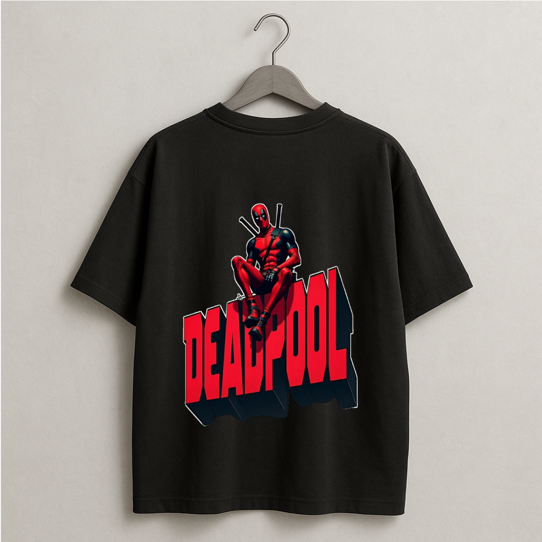 Deadpool Dominance – Oversized Streetwear T-Shirt