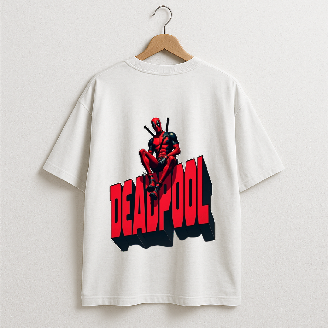 Deadpool Dominance – Oversized Streetwear T-Shirt